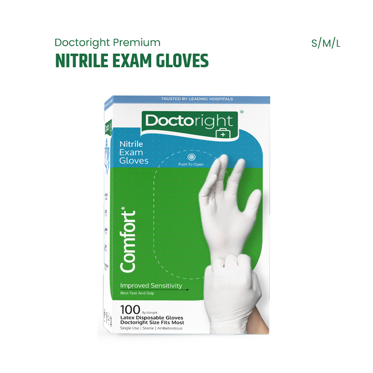 Doctoright Nitrile Exam Gloves