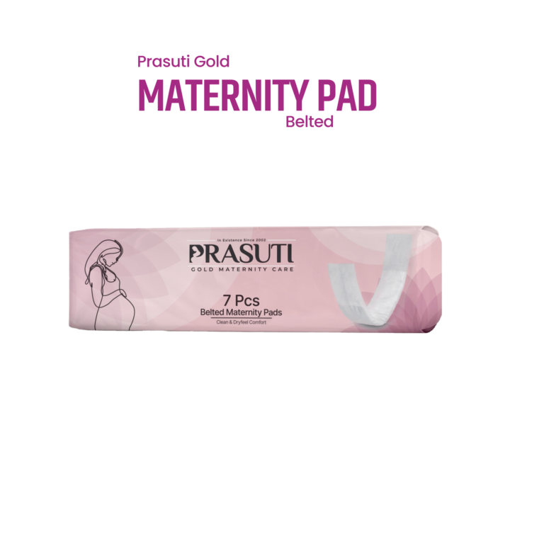 Prasuti Gold Belted Maternity Pad for Women – Pack of 2 (20 pads)