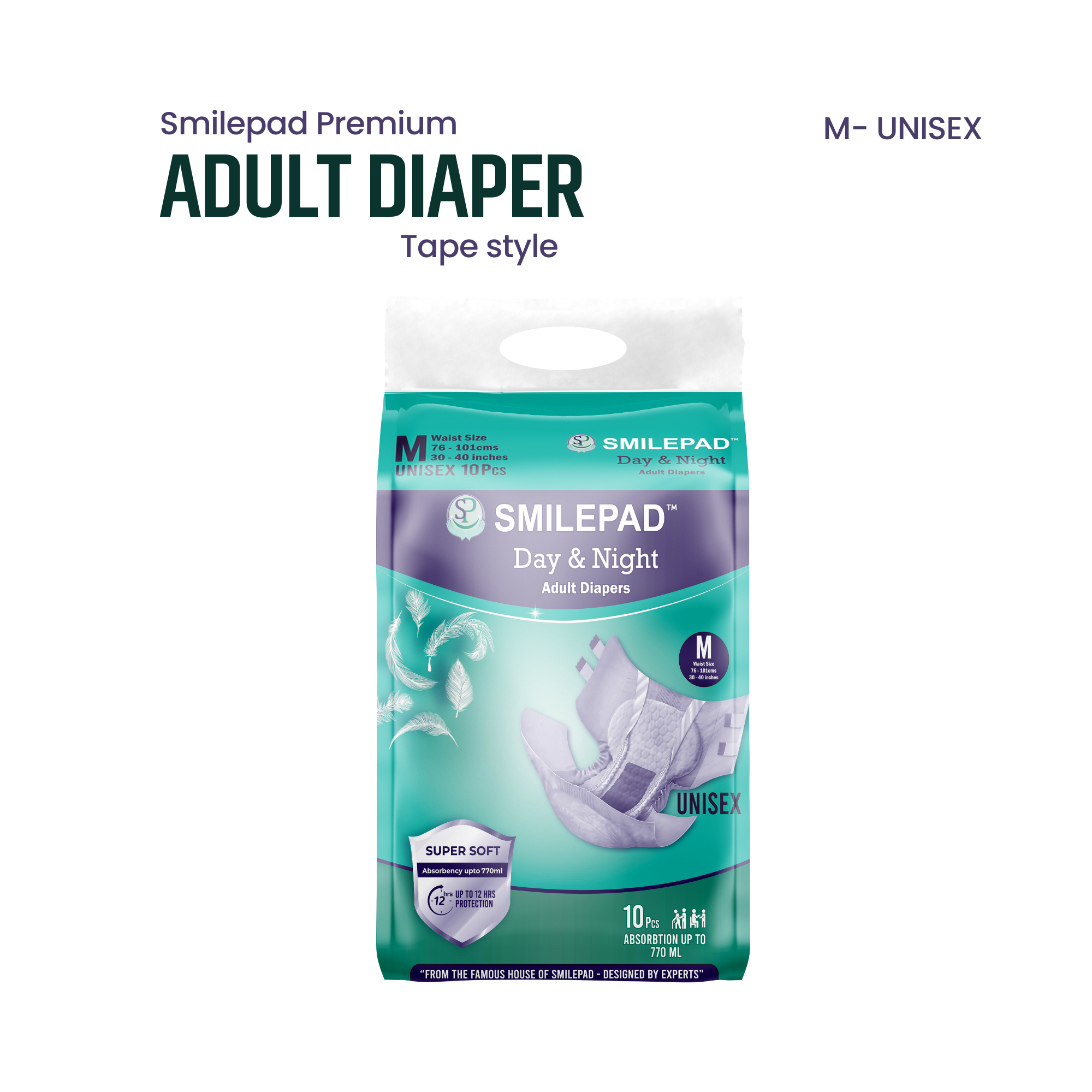 Medium(M) Adult Diapers Open Style