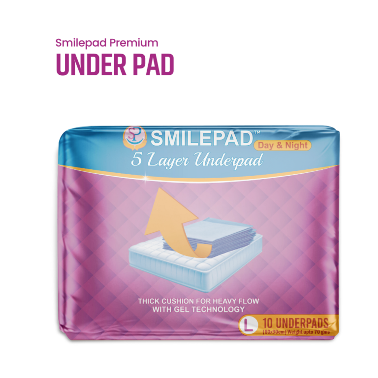 5 Layer Under Pads | Useful for Adults, Baby | Unisex, Leak Proof, Overnight Protection